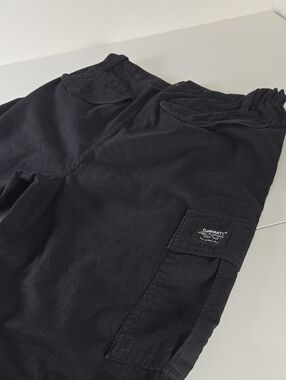 Carhartt WIP Black Cargo Ripstop Pants with Utility Pockets Ladies 27